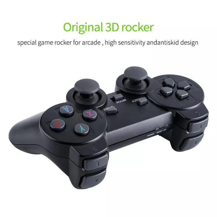 Console de jeu compacte avec 64 Go et 2 manettes sans fil