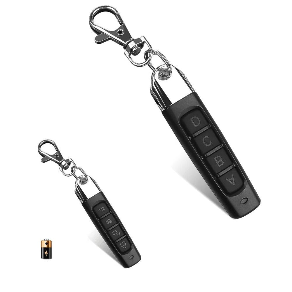 Télécommande porte de garage compacte à 4 boutons pour porte-clés