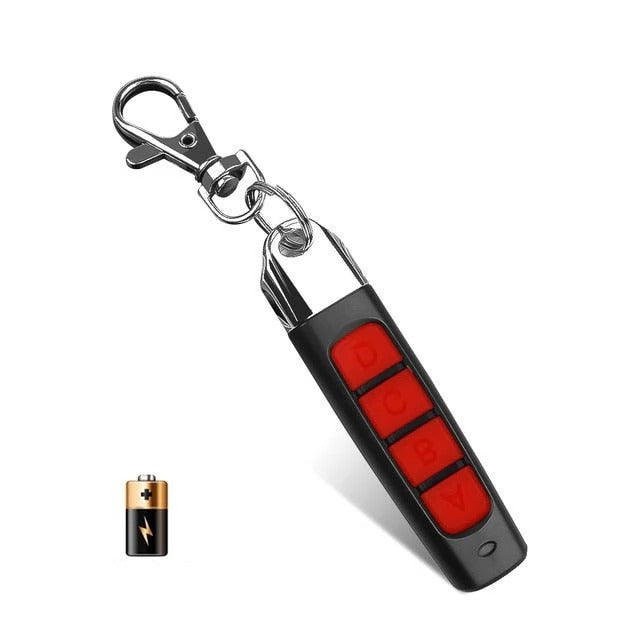 Télécommande porte de garage compacte à 4 boutons pour porte-clés