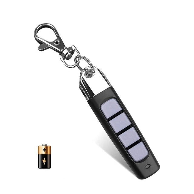 Télécommande porte de garage compacte à 4 boutons pour porte-clés