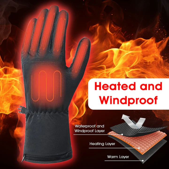 Sous-gants chauffants électriques pour temps froid