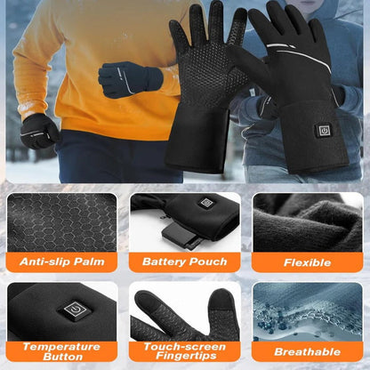 Sous-gants chauffants électriques pour temps froid