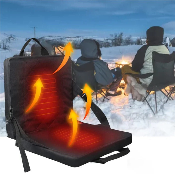 Coussin de siège de massage chauffant avec réglages de chaleur ajustables