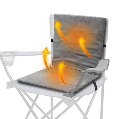 Coussin de siège de massage chauffant avec réglages de chaleur ajustables
