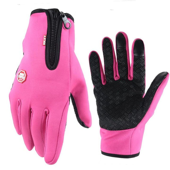 Gants d'hiver chauds avec doigts compatibles écran tactile