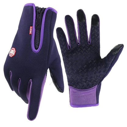Gants d'hiver chauds avec doigts compatibles écran tactile