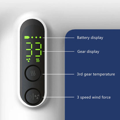 Compact Wireless Hair Styler with Adjustable Speed & Temperature for Effortless Styling