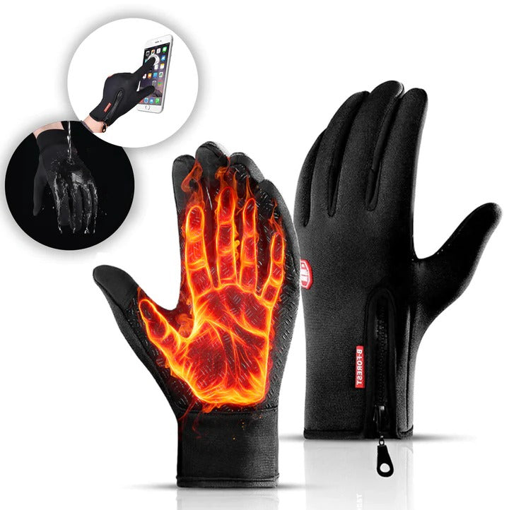 Gants Chauds Imperméables Tactiles pour Temps Froid
