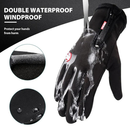 Gants Chauds Imperméables Tactiles pour Temps Froid
