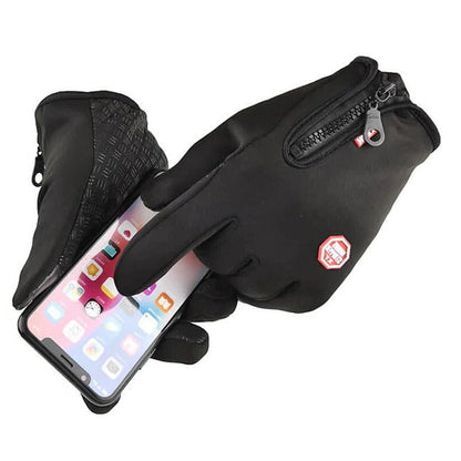 Gants Chauds Imperméables Tactiles pour Temps Froid