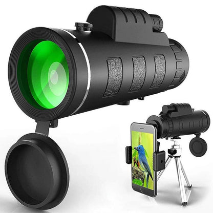 Longue-vue portable haute définition avec adaptateur pour téléphone