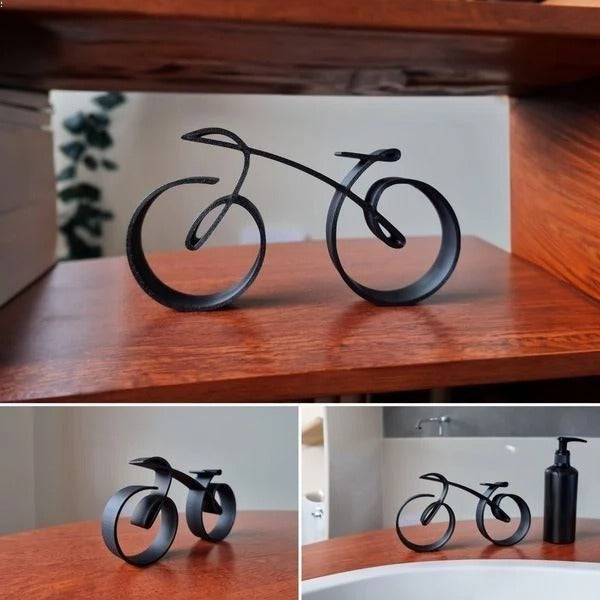 Décoration Murale Vélo en Métal Simple