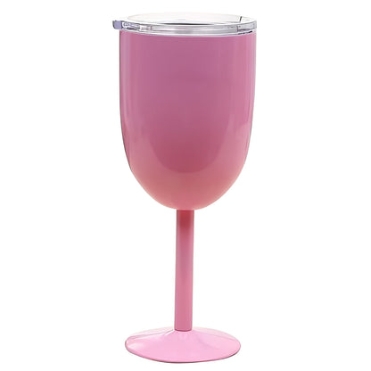 Gobelet à vin isotherme à double paroi avec couvercle hermétique