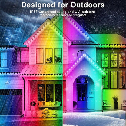 Guirlandes lumineuses LED extérieures flexibles et colorées