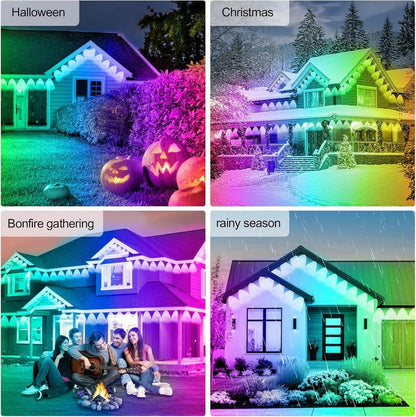 Guirlandes lumineuses LED extérieures flexibles et colorées