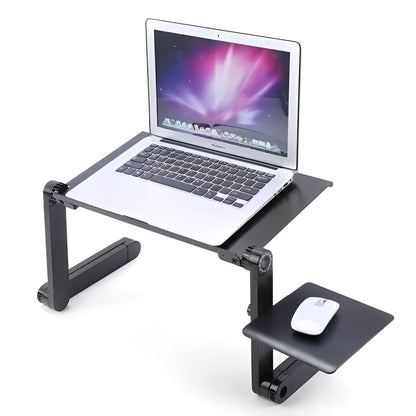 Support de bureau portable pliable pour ordinateur portable pour une visualisation confortable