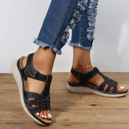 Sandales confortables pour femmes avec boucle réglable pour le soutien orthopédique