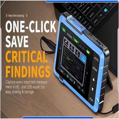 Oscilloscope portable compact pour l'analyse des signaux électroniques
