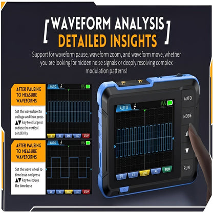 Oscilloscope portable compact pour l'analyse des signaux électroniques