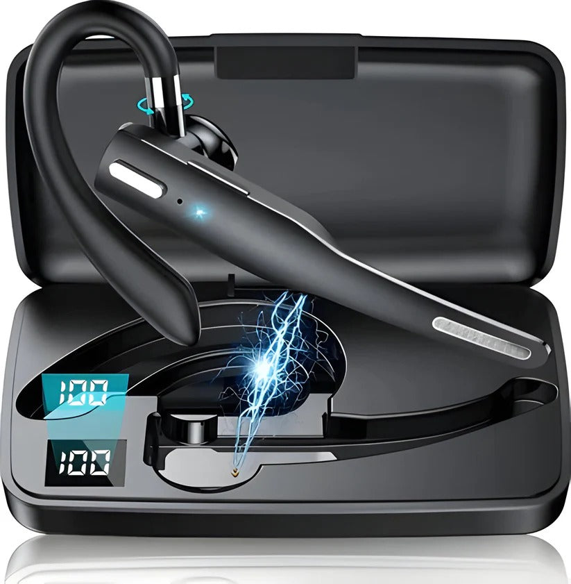 Casque micro Bluetooth sans fil pour camionneur avec suppression du bruit