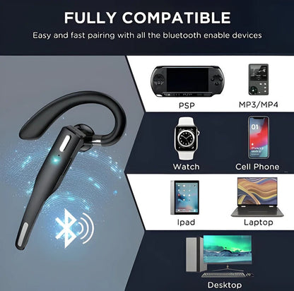 Casque micro Bluetooth sans fil pour camionneur avec suppression du bruit