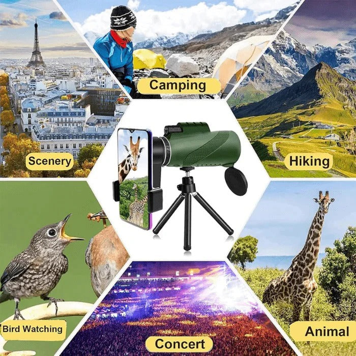 Mini télescope de poche portable pour l'extérieur
