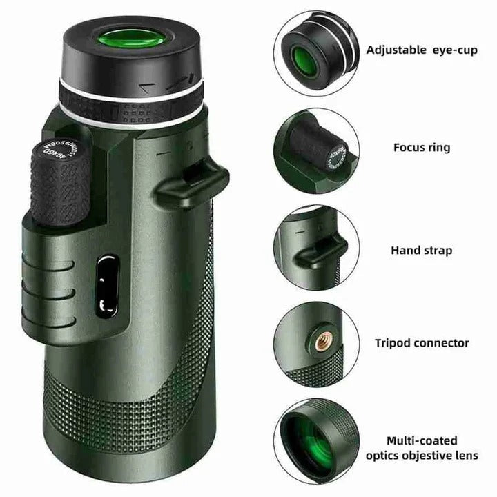 Mini télescope de poche portable pour l'extérieur