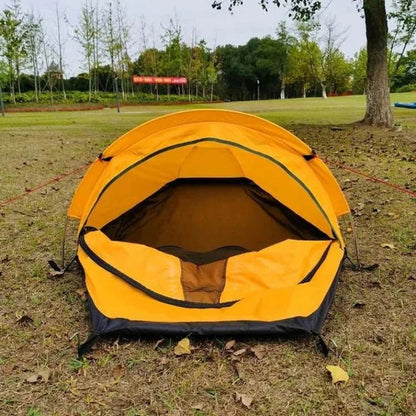 Tente de camping portable compacte pour une personne