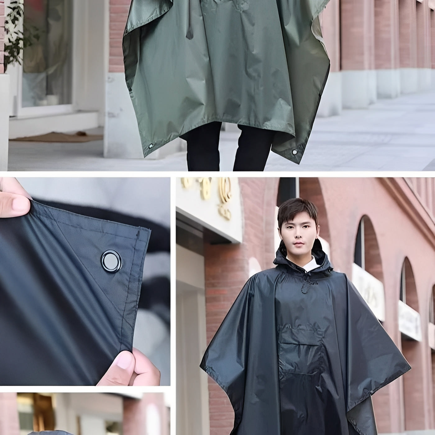 Cape de pluie intégrale imperméable
