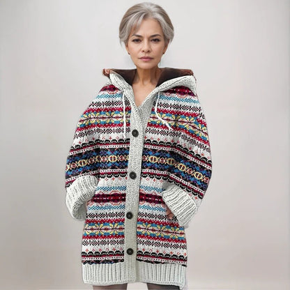 Cardigan douillet en tricot d'hiver
