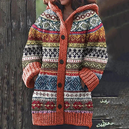 Cardigan douillet en tricot d'hiver