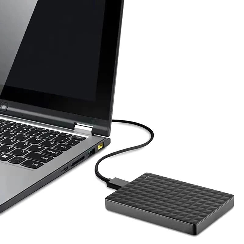 External Hard Drive 8TB, Slim Portable Hard Drive, Plug and Play Hard Disk Drive for Computer Backup