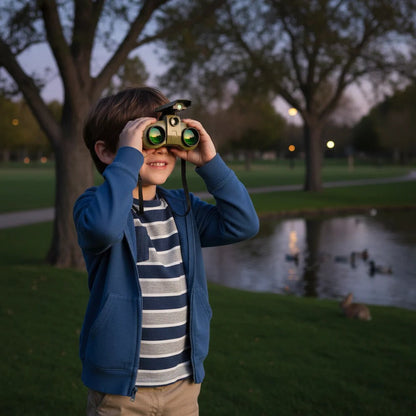 Lunettes de vision nocturne pour enfants avec lampes de poche LED