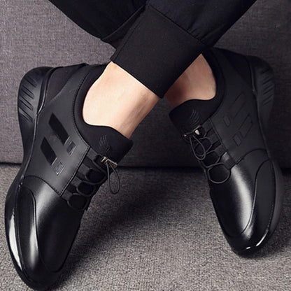 Chaussures en cuir confortables pour homme avec soutien de la voûte plantaire