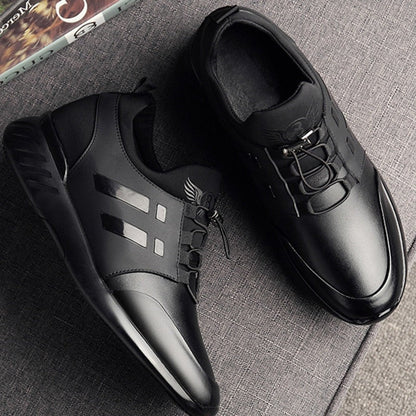 Chaussures en cuir confortables pour homme avec soutien de la voûte plantaire