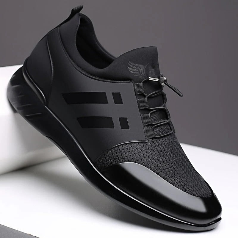 Chaussures en cuir confortables pour homme avec soutien de la voûte plantaire