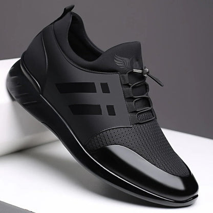 Chaussures en cuir confortables pour homme avec soutien de la voûte plantaire