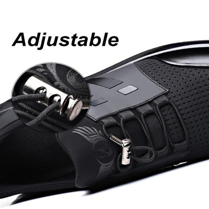 Chaussures en cuir confortables pour homme avec soutien de la voûte plantaire
