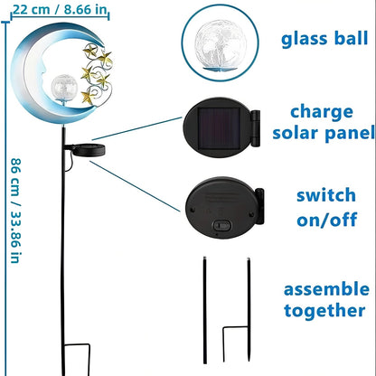 Lampes de chemin solaires extérieures lumineuses