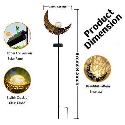 Lampes de chemin solaires extérieures lumineuses