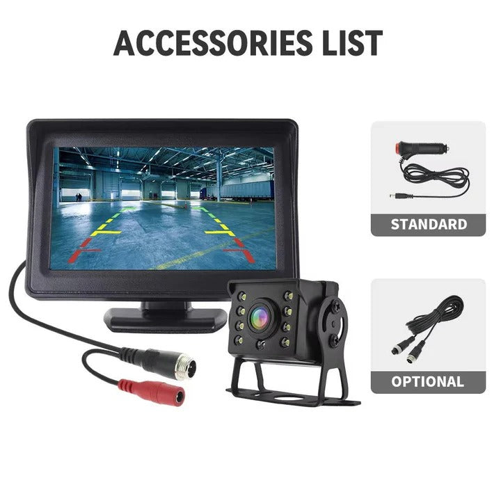 Kit de caméra de recul sans fil facile à installer