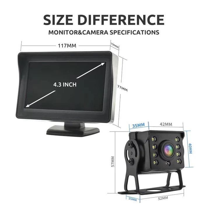 Kit de caméra de recul sans fil facile à installer