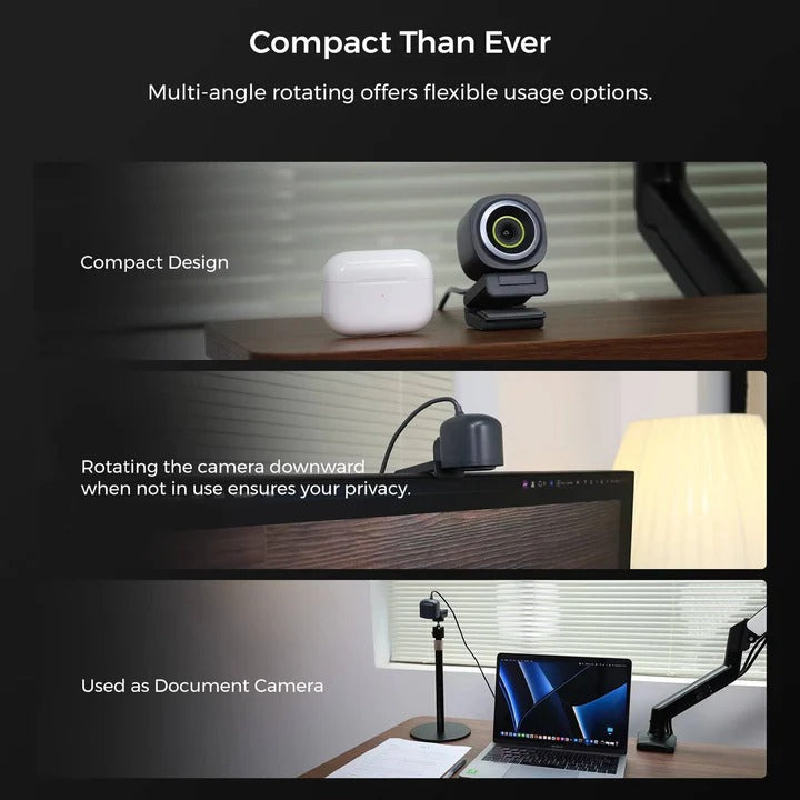 Webcam HD avec enregistrement vidéo haute vitesse à 60 ips