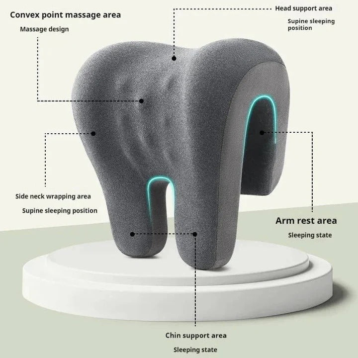 Coussin de soutien cervical pour chaise de bureau ergonomique