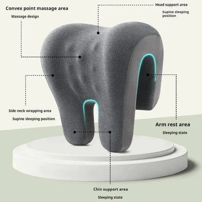 Coussin de soutien cervical pour chaise de bureau ergonomique
