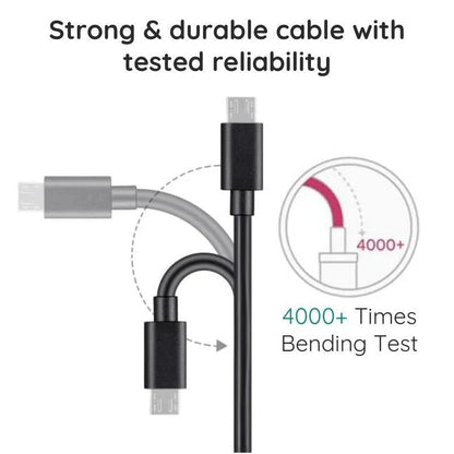 Long cordon de chargeur USB extra large de 3 m