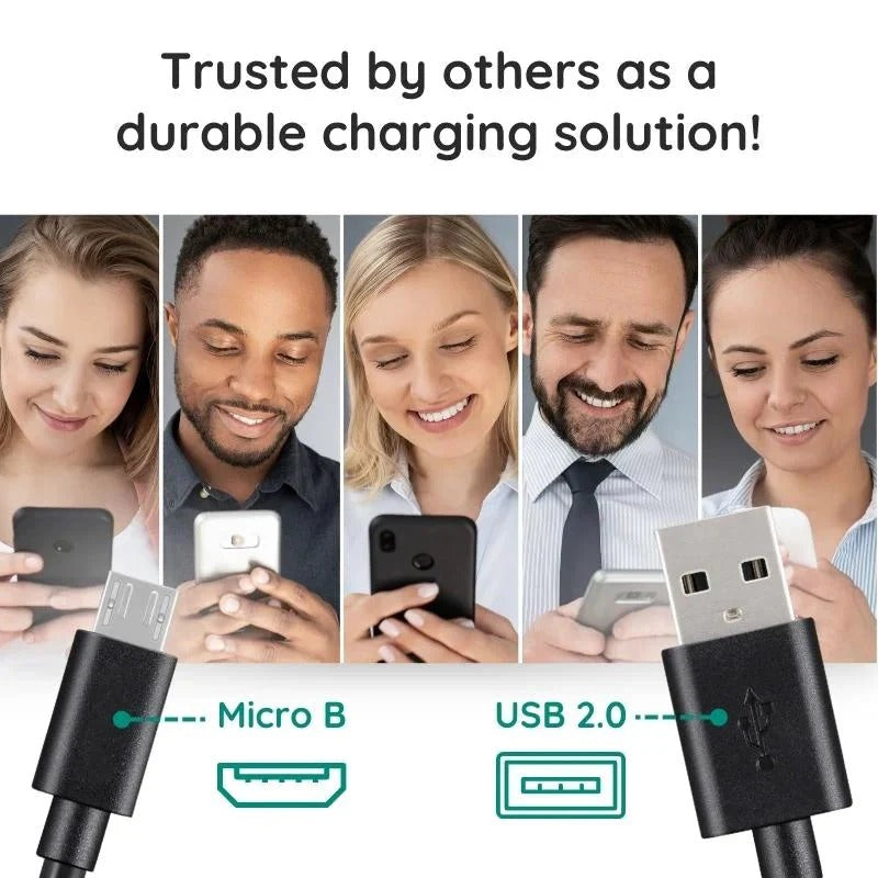 Long cordon de chargeur USB extra large de 3 m