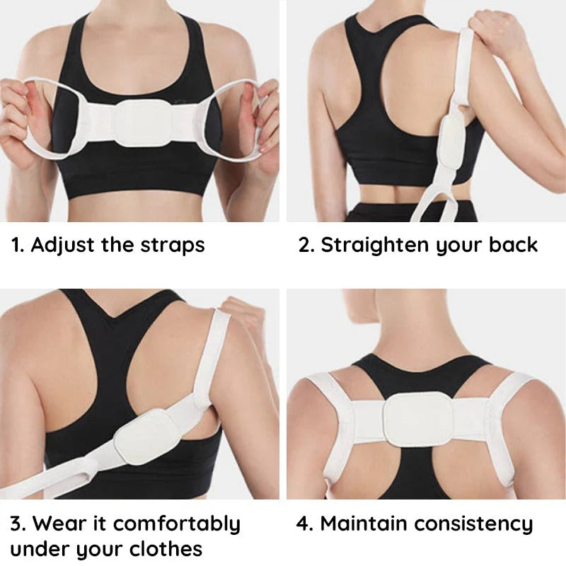 Sangle de soutien dorsal correcteur de posture confortable