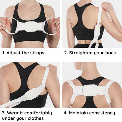 Sangle de soutien dorsal correcteur de posture confortable