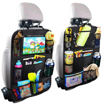 Rangement de siège arrière de voiture avec plusieurs poches